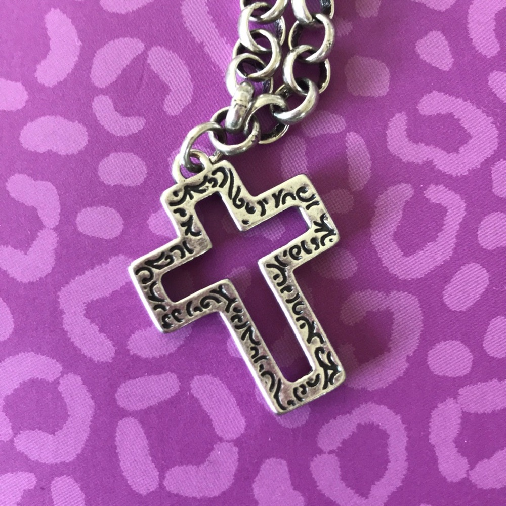 Scrolled cross bracelet Hallmark NWT